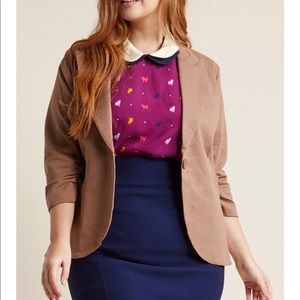 Modcloth Fine and Sandy Blazer